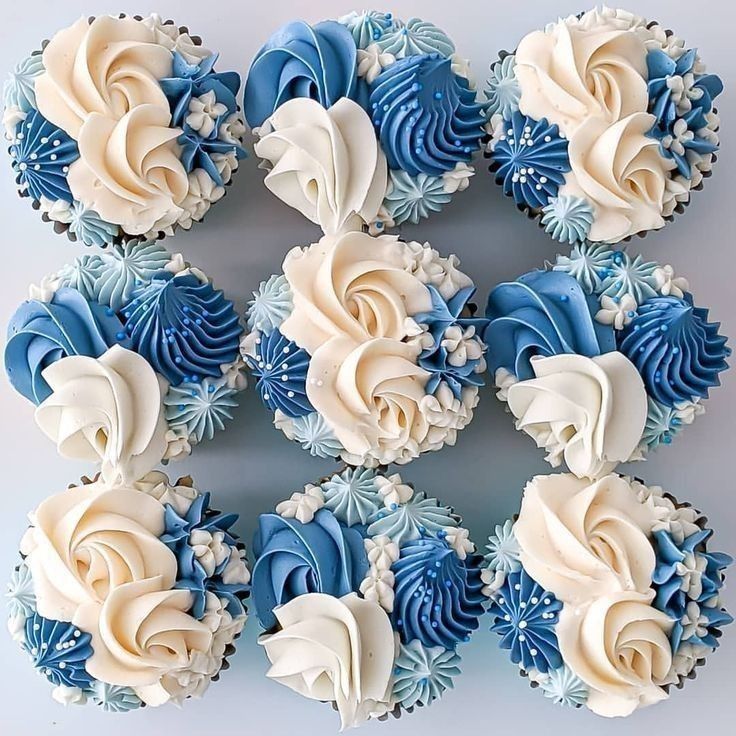 Floral Theme Cupcakes