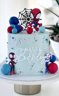 Spider-Man Theme Cake