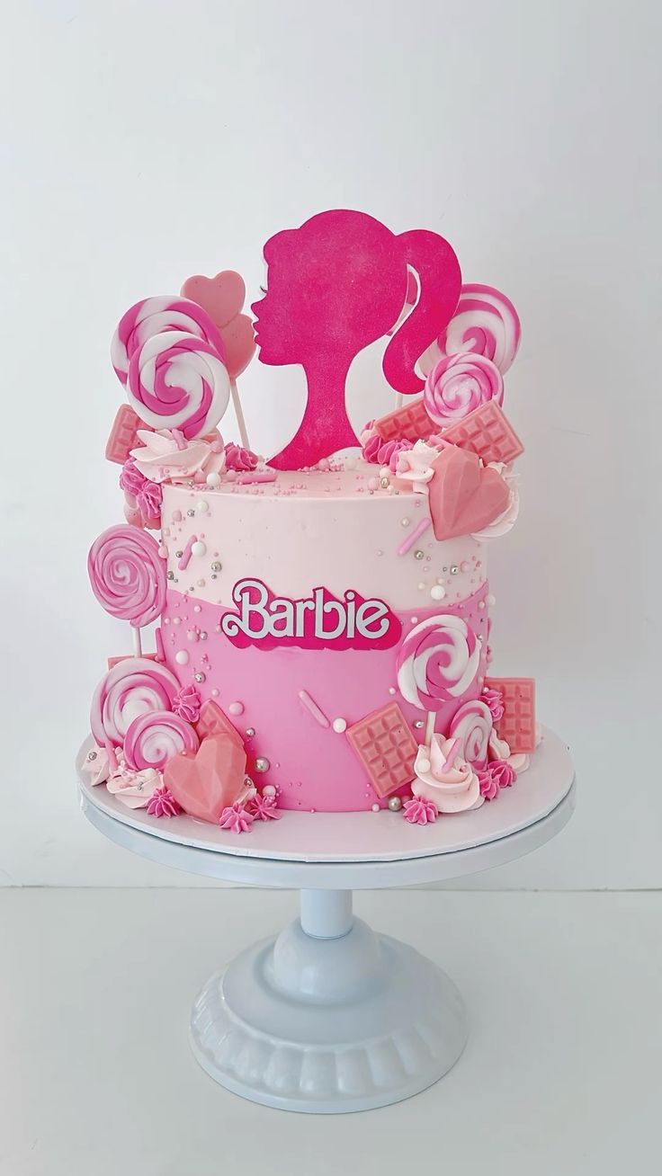 Barbie Theme Cake