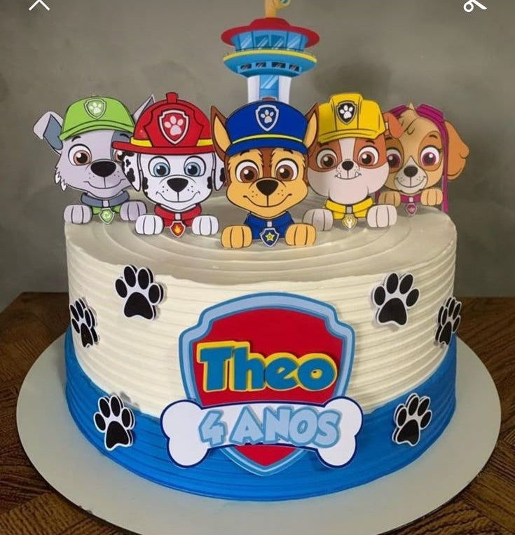 Paw Patrol Theme Cake